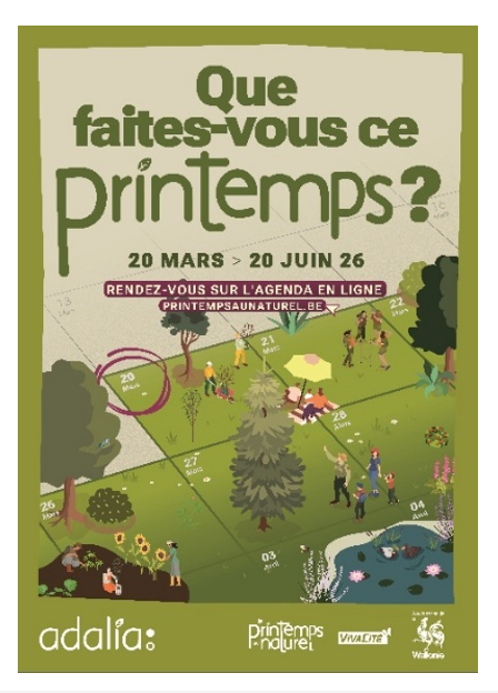Affiche Printemps au naturel 2026
