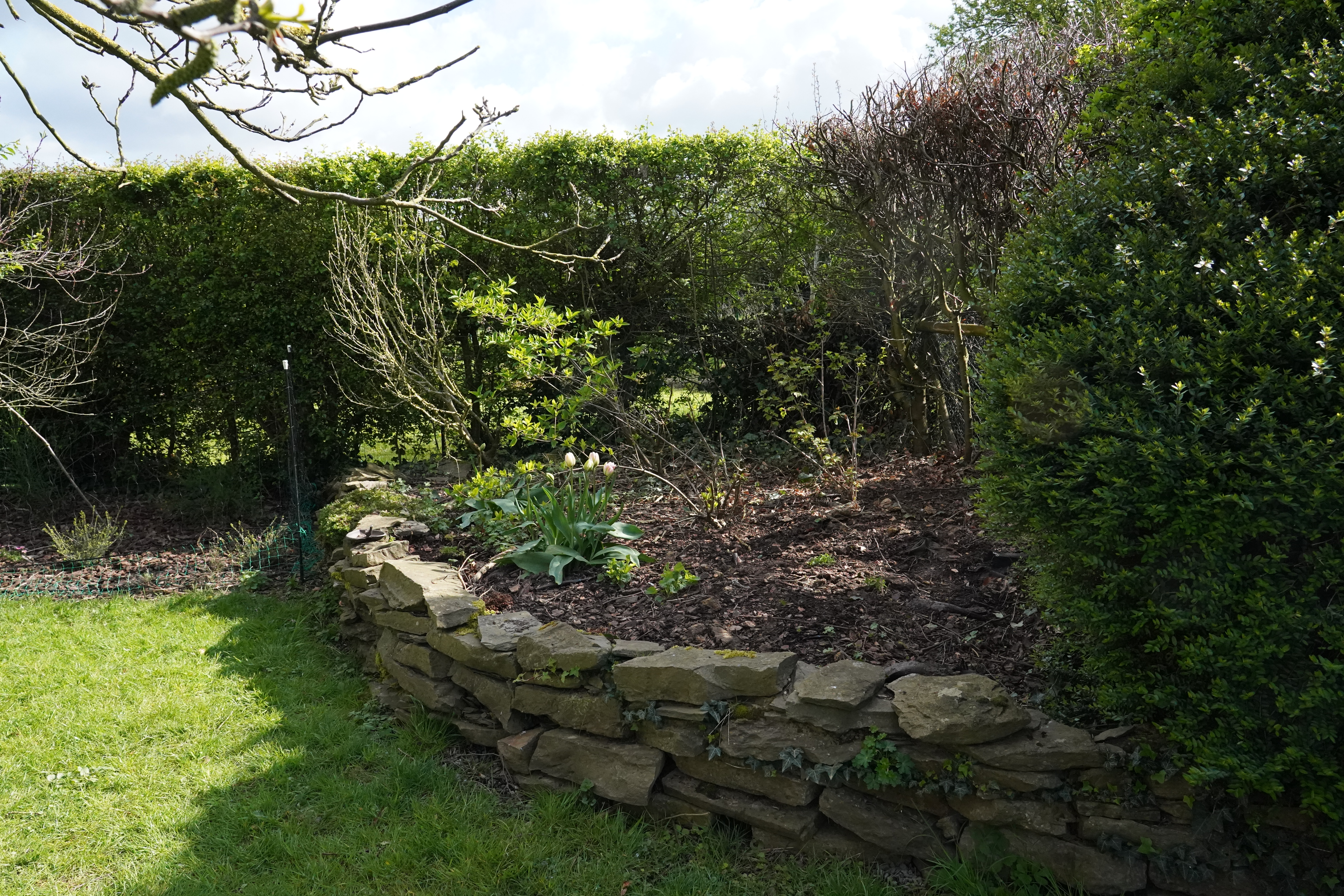 Muret soutenant pour agrémenter un parterre
