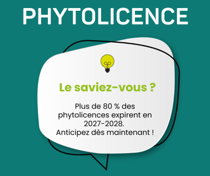 Renouvellement des phytolicences