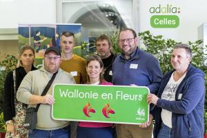 La commune de Celles a été labellisée pour la première fois et a reçu 2 fleurs.