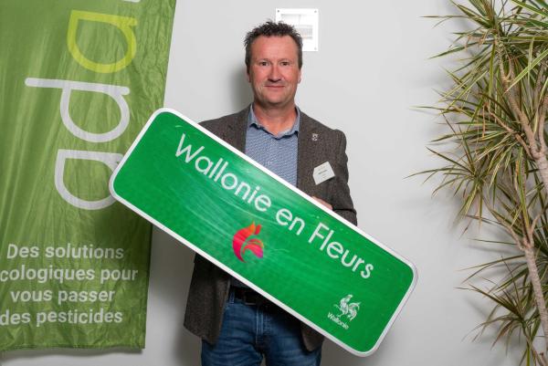 Photo d'une commune lauréate du label Wallonie en fleurs