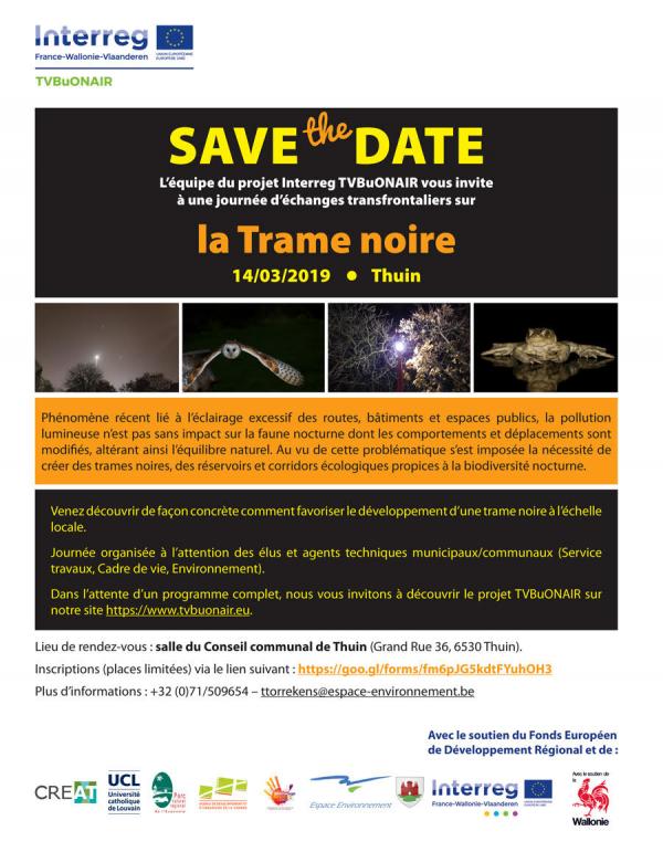 Affiche trame noire