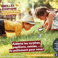Affiche A3  Abeilles paysage